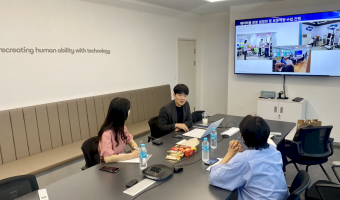 웨어러블로봇기업 엔젤로보틱스의 플래닛하남을 방문한 서울장애인종합복지관 직원들, 정확히는 중간관리자 모임 6조…