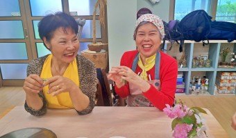 비 오는 날의 특별한 힐링, 건강한 밥상과 쑥개떡 만들기 – 봄비 속에서 함께한 건강 먹거리 체험 프로그램